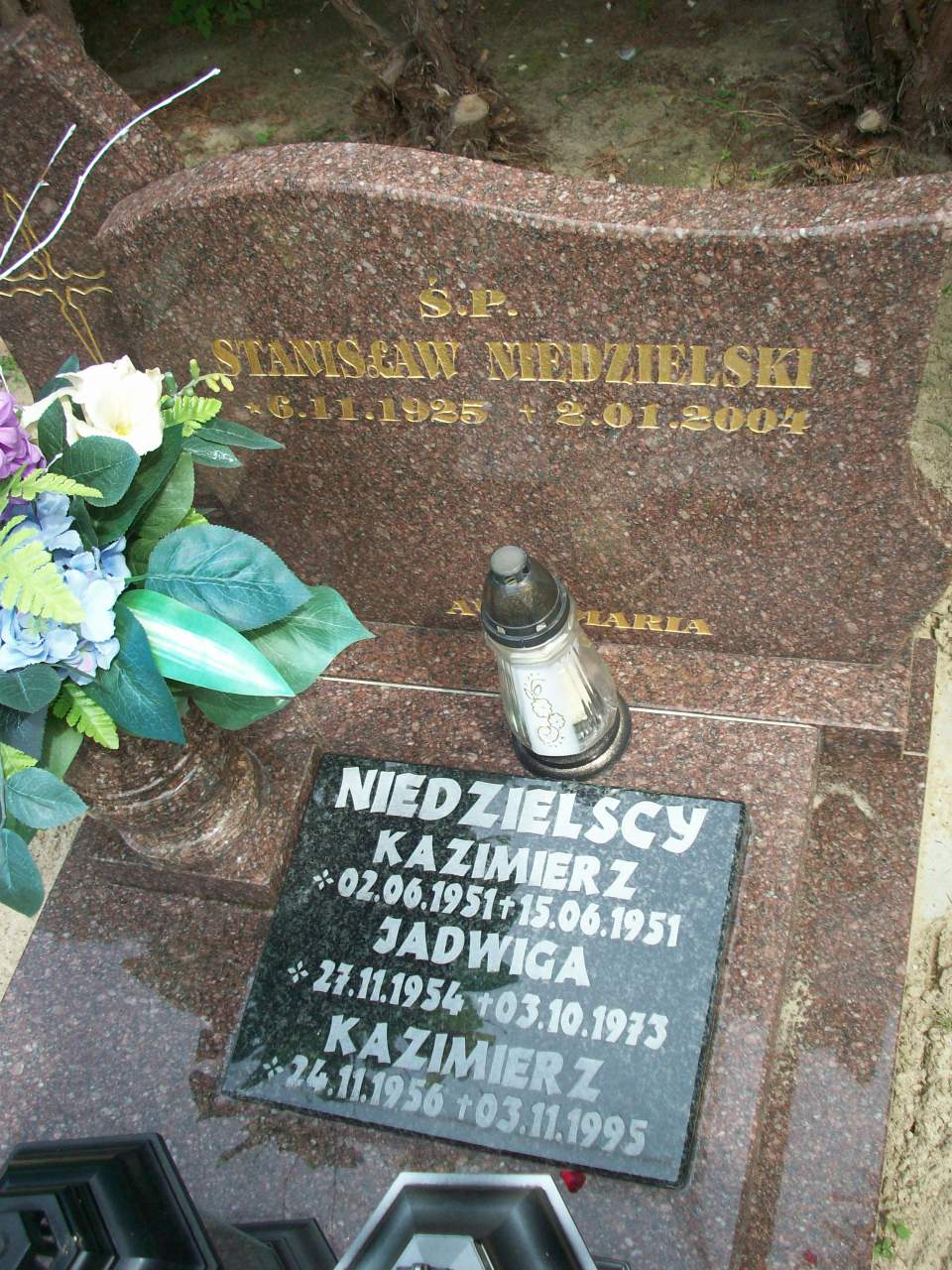 Grób Czesława Niedzielska