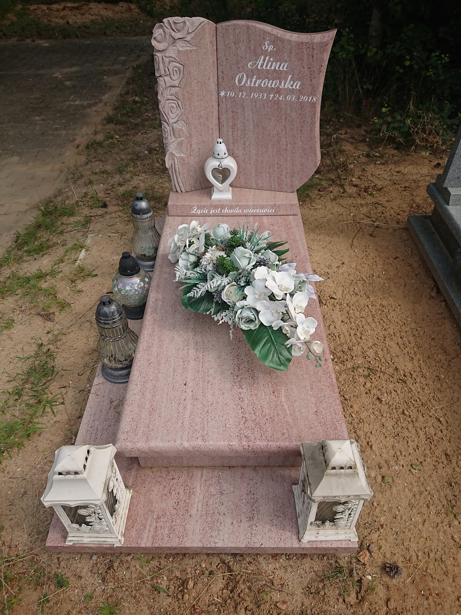 Alina Ostrowska 1933 Sława - Grobonet - Wyszukiwarka osób pochowanych